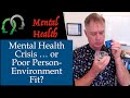 Mental Health Crisis .. or Person-Environment Fit?