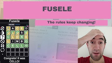 Fusele: Wordle but the rules keep changing (25 Nov 2025)  #variant #wordgames #puzzle #speedsolving