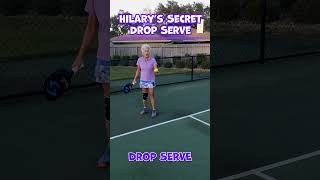 😎 Hilary&#39;s Secret Drop Serve!