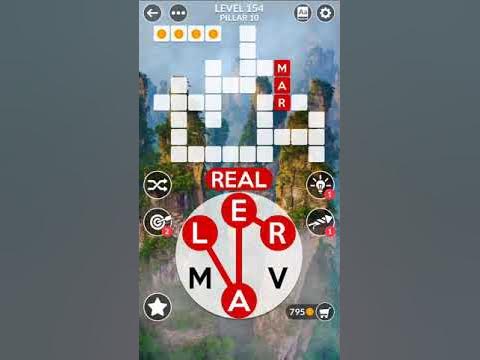 Wordscapes Level 154 | Answers - YouTube