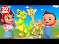 DIY Little Babies - Animals Cutouts Drill Puzzles Wooden Toys Games - Kids Learning Educational