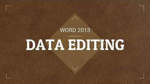 EDITING DATA IN EXCEL 2013 | Overwriting process |Partial Modification |Use of Undo and Redo button