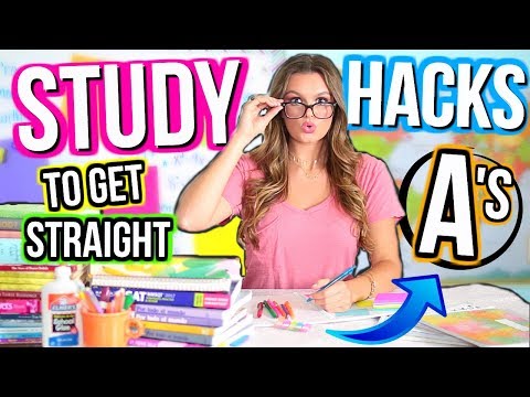 How To Get Straight A's in School | 10 Study Hacks to Get Good Grades!