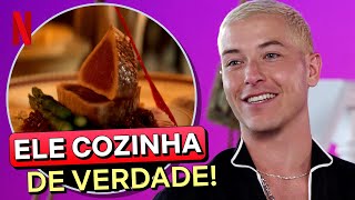 TAZ SKYLAR (Sanji) cozinhando para o ELENCO de ONE PIECE: A Série | Netflix Brasil