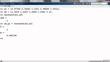 Implementing an F-Test in MATLAB and Excel