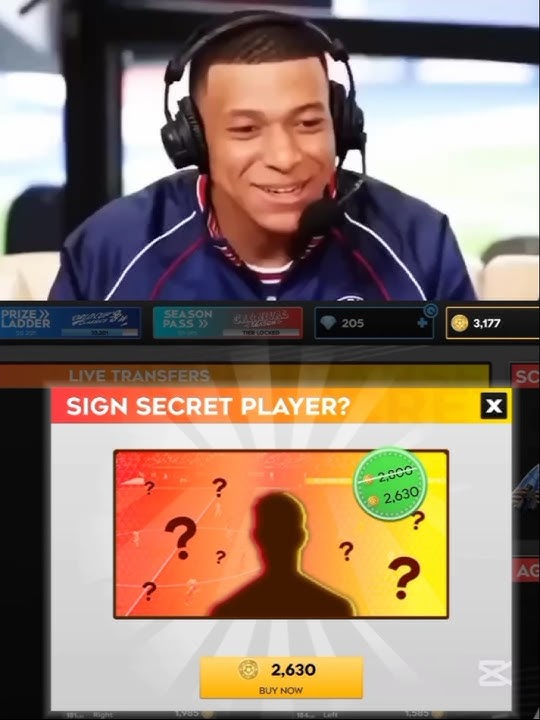 mbappe secret player open dls25 🤩 #dls2025 #shorts #viral