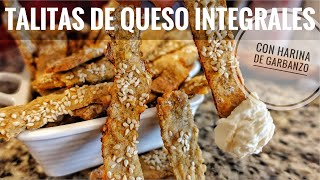 TALITAS INTEGRALES de QUESO SIN MANTECA NI GRASA! RE FACILES!! para el mate y picadas!