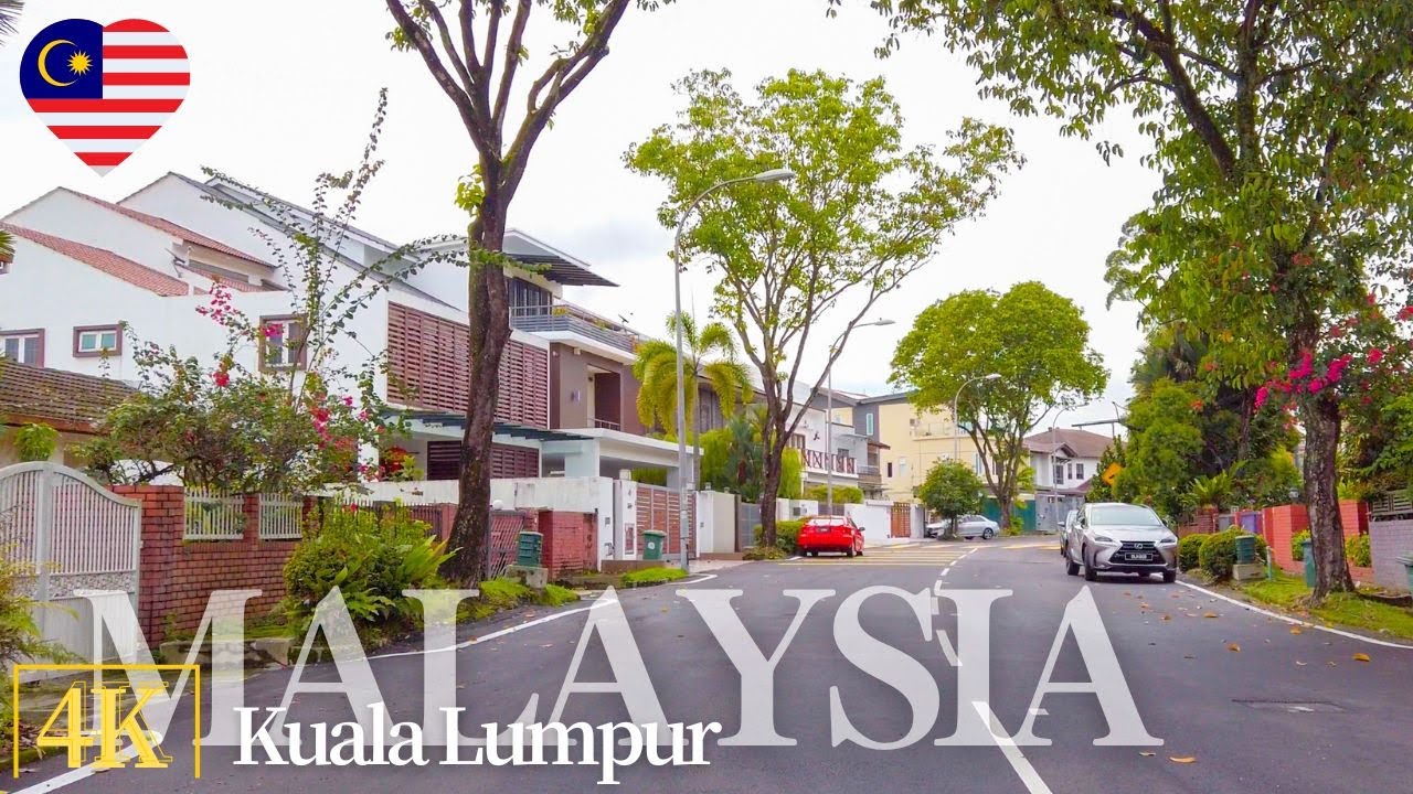 4K World Walking в Малайзии, Азии | Богатый район Дамансара | 2022 Куала-Лумпур 🇲🇾