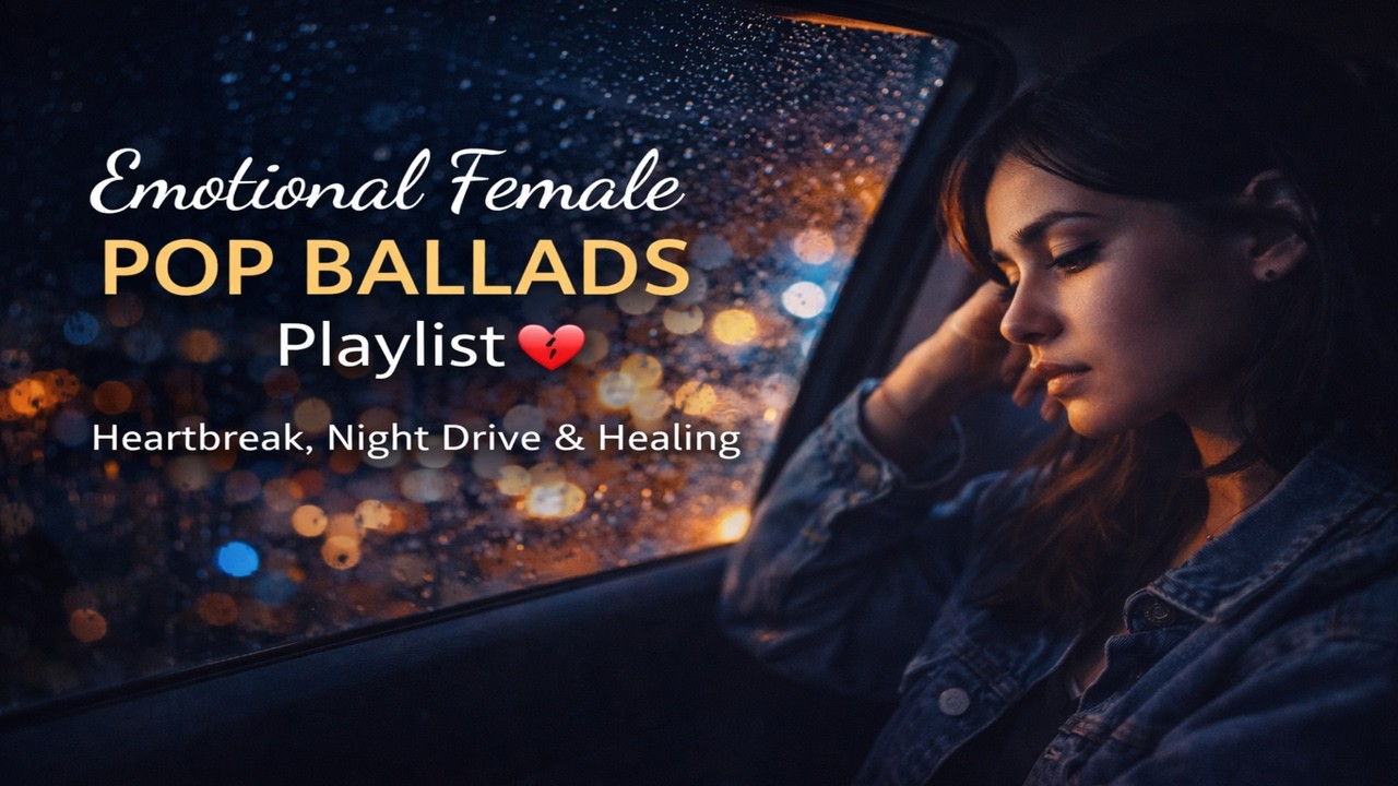 Emotional Female Pop Ballads Playlist 💔 Heartbreak, Night Drive & Healing