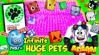 ПЕТ СИМУЛЯТОР Z ROBLOX Pet Simulator Z, я админ с бесконечными huge питомцами в.