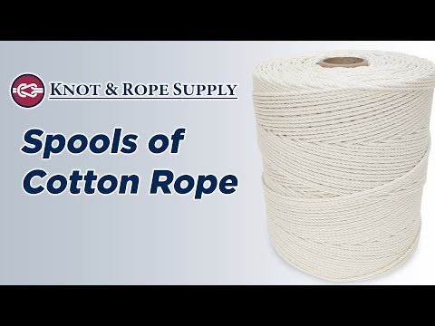 Spools of Cotton Rope - Knot & Rope Supply 