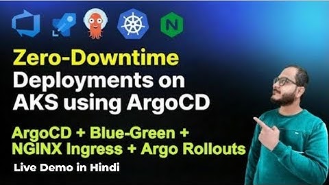 Blue-Green Deployment Using ArgoCD & Argo Rollouts | AKS Zero-Downtime Release (Hindi)