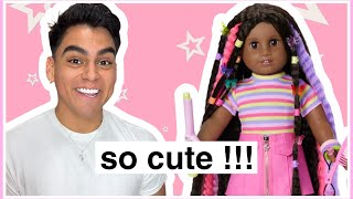 Opening American Girl Long Hair Looks Truly Me #135 !!!!