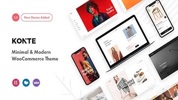 Konte - Minimal & Modern WooCommerce WordPress Theme Free Download