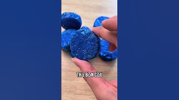 Viên thả tẩy bồn cầu khử mùi hôi, vi khuẩn  tolet siêu sạch sẽ #haugaureview