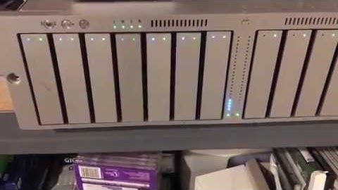 Episode 12 Xserve raid finally done initializing