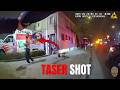He refused to comply... then the Taser came out