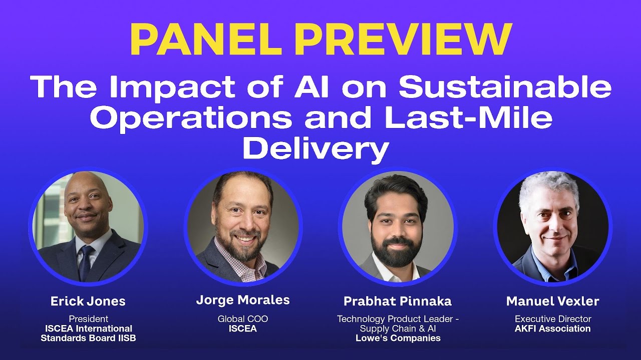 Panel Preview - AI in Sustainable Last MIle Delivery - Manifest 2026 ...