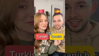 Turkish vs Spanish 🇹🇷❤️🇪🇸Common words 🫶🏼#turkish #ispanyolca #learnturkish #turco #español