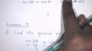 Solving trig equations from given intervals