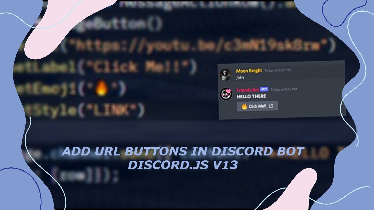 URL кнопка. Discord buttons