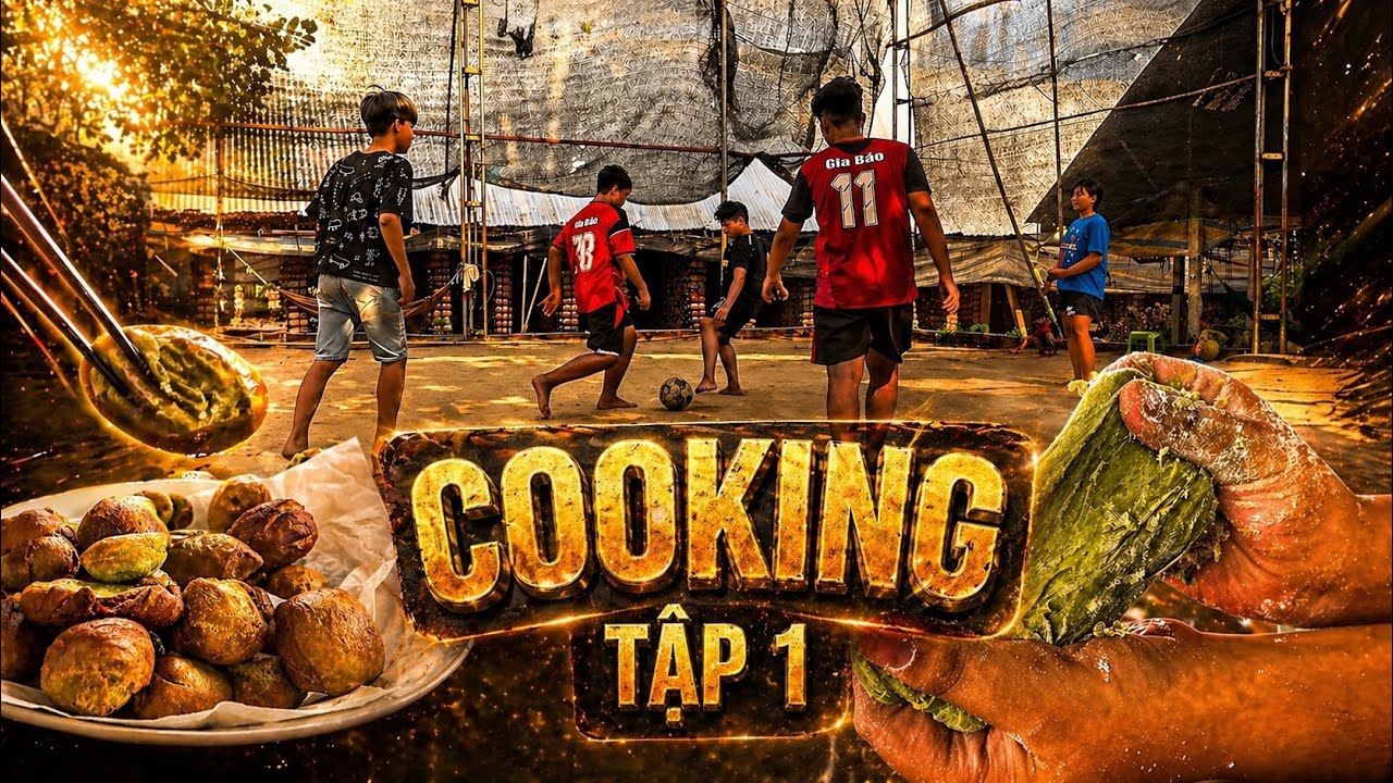 COOKING TẬP 1 : Bánh quẩy kiểu BEEPS| Đá bóng ⚽️⚽️⚽️⚽️|BEEPS VLOG - YouTube