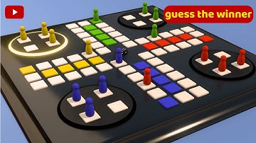 ludo animation,  guess the winner color