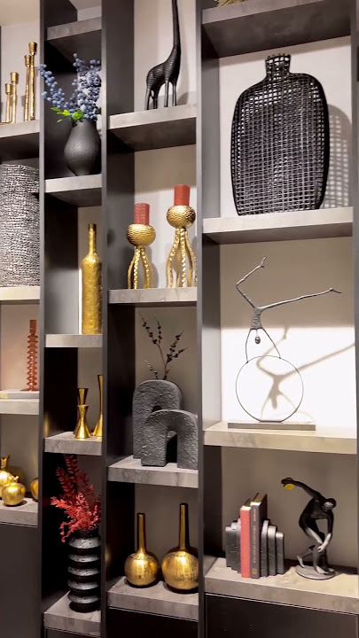 Wall shelves decorating ideas | insider tricks from top interior designer | home decor trends 2024