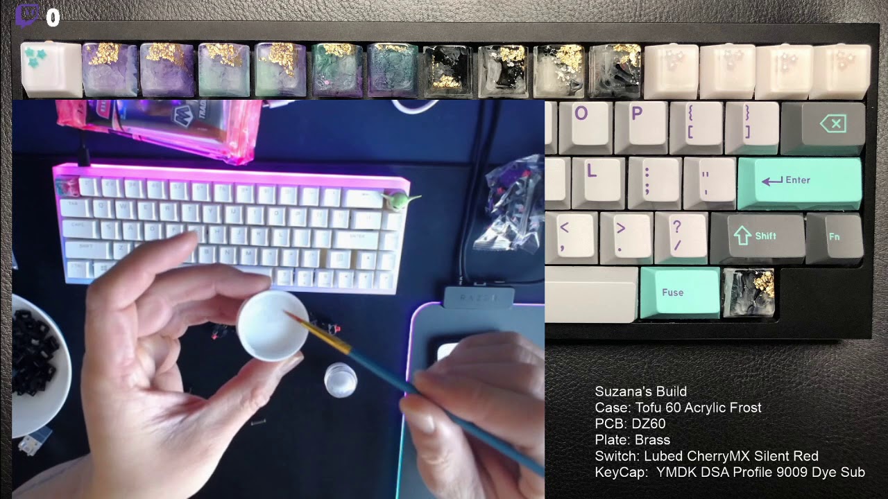 Keyboard Sound Test and Lubing CherryMx Silent Red