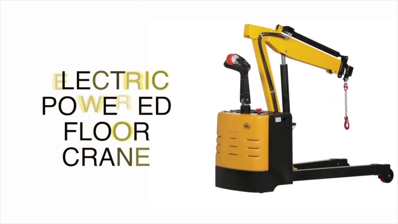Vestil EPFC25 Electric Powered Floor Crane YouTube