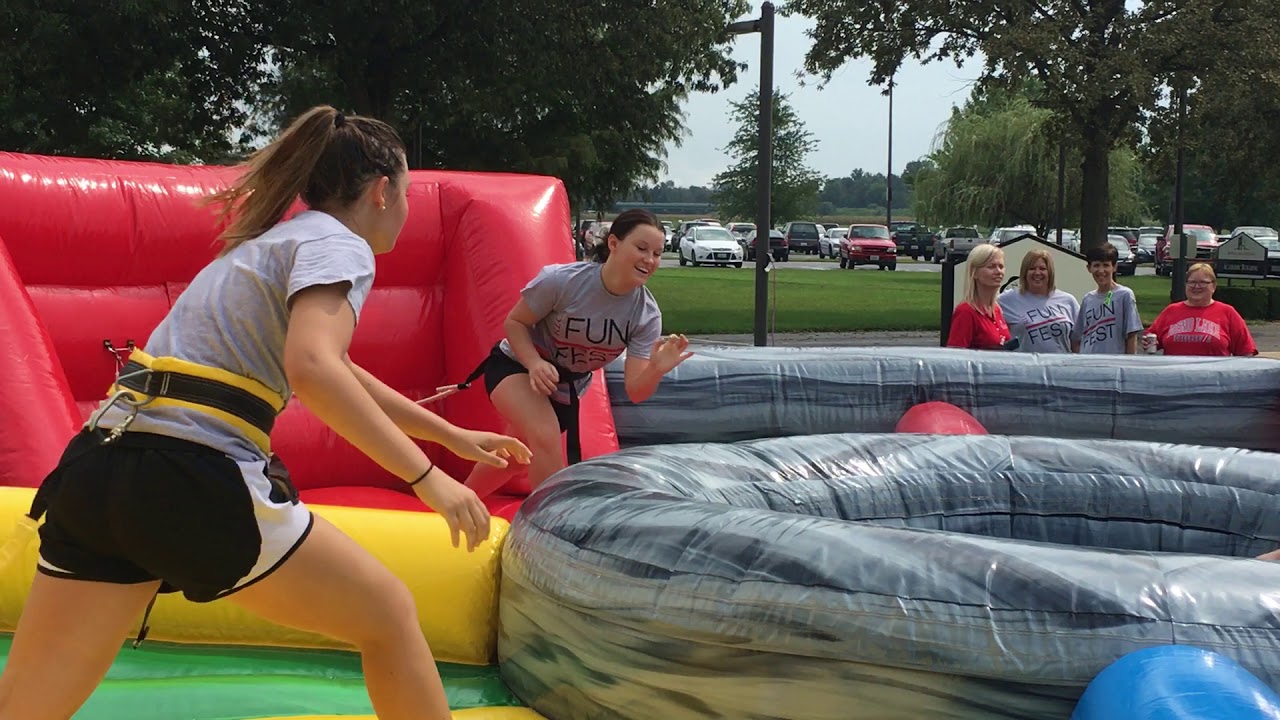 inflatable fun park Inflatable Fun - Hungry Hippo Chowdown - RLC Fun Day