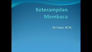 Keterampilan Membaca