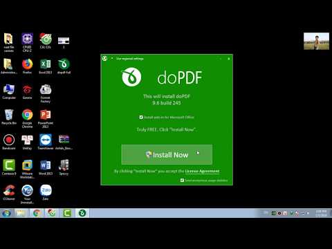 Chuyển đổi hầu hết định dạng văn bản sang pdf bằng phần mềm Dopdf