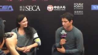 Tessa Virtue and Scott Moir - AOI 2014 Beijing press conference