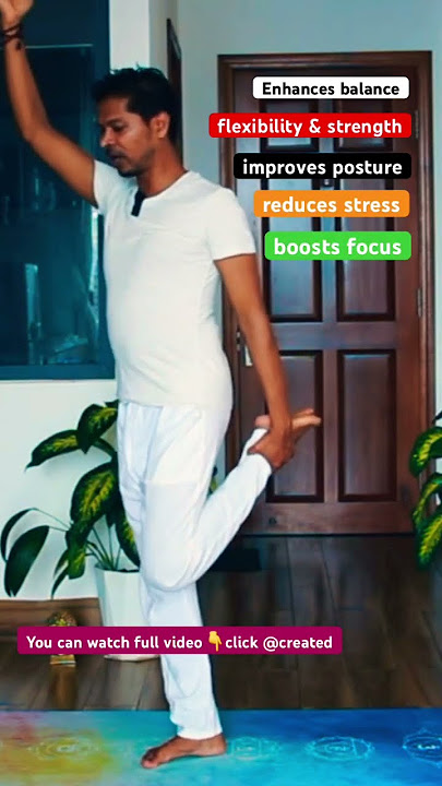 Natrajasana | The Dancing Shiva Pose #natrajasana #fitness #stressrelief #focus #balance