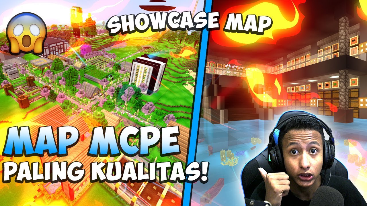 MAP MCPE PALING KUALITAS!!! - SHOWCASE MAP MCPE INDONESIA - YouTube