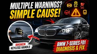 BMW 7 Series ABS & Heavy Steering Fix: Don't Ignore These Warning Lights!#cars