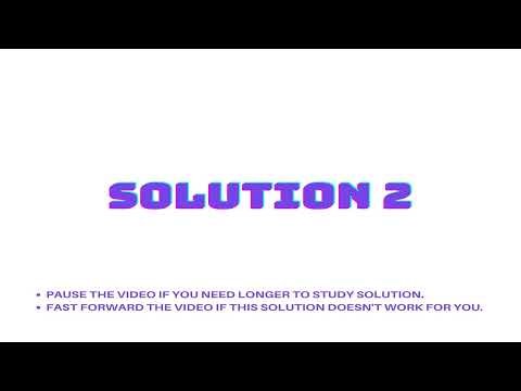 How to solve