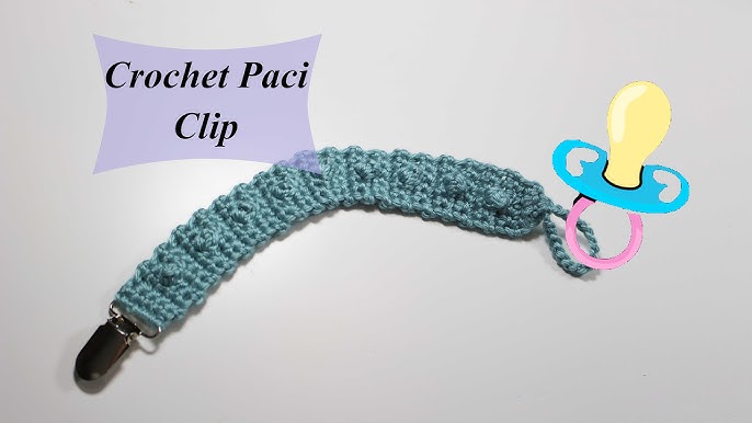 Crochet Bunny Pacifier Clip – SiLiBabe