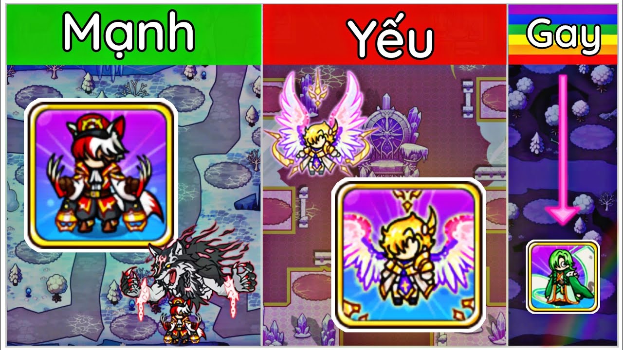 Tôi xếp hạng Hero trong GTD, đâu là Hero mạnh nhất? | Gold Tower Defence | Snow