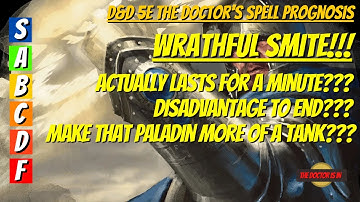 How To Use The First Level Spell Wrathful Smite and Our Rating for Dungeons and Dragons 5E