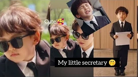 my little secretary 🤭😎//cute scenes 😚#viral #drama #subscribe