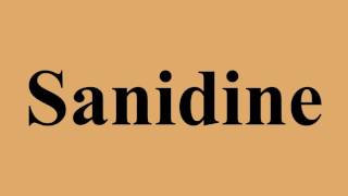 Sanidine