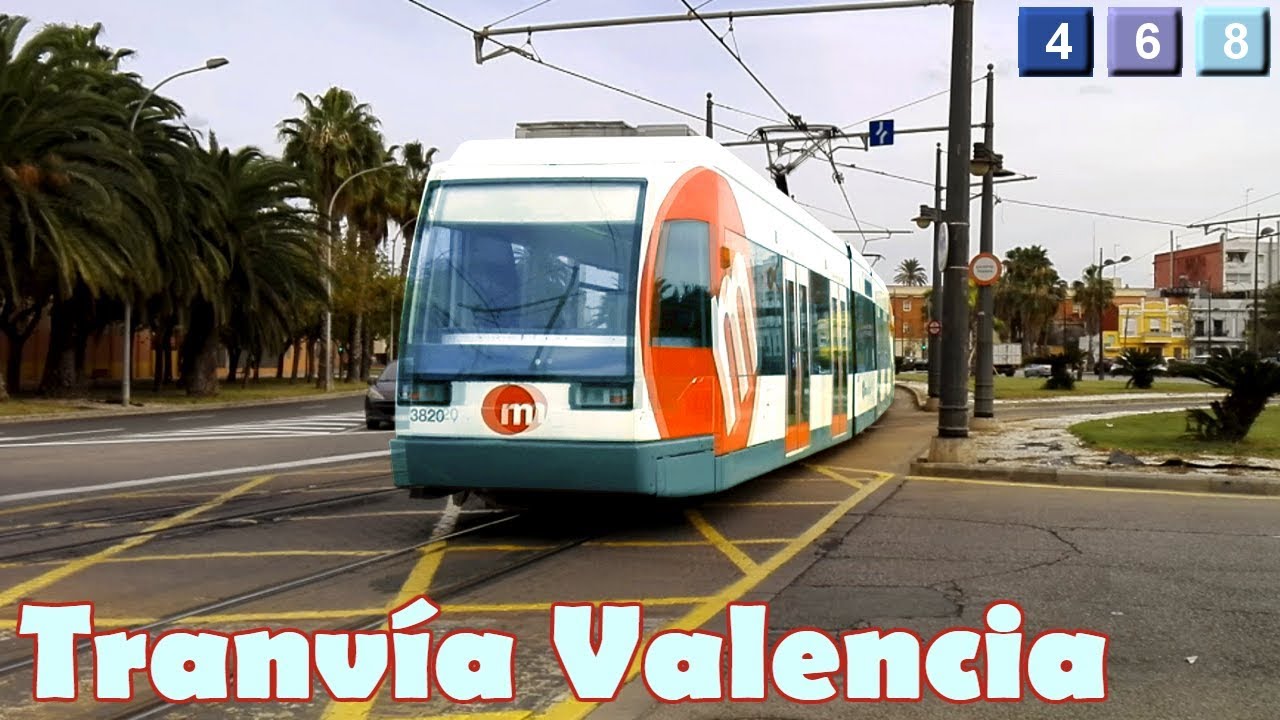 Валенсия трамваи : L4 - L6 - L8 ( FGV 3800 - 4200 )