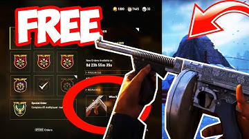 YOU NEED this FREE HEROIC VARIANT in COD WW2 (COD WW2 M1928 Heroic WILCO II VARIANT Daily Order)