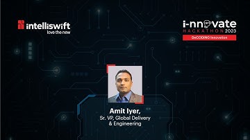 i-nnovate Hackathon Challenge 2023 | Leadership message- Amit Iyer