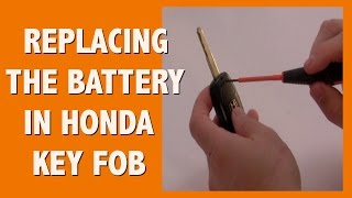 honda key fob odyssey battery replace