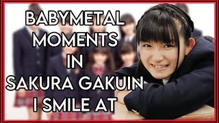 Babymetal Moments in Sakura Gakuin I Smile At (pre Momoko)