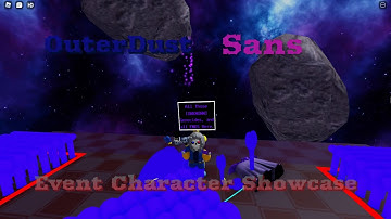 OuterDust Sans Event | Undertale The Infected Multiverse 2 | Roblox