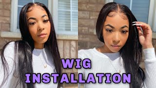 BEGINNER FRIENDLY WIG INSTALL | VrVouge Hair Company ALIEXPRESS | DYMANI WRIGHT